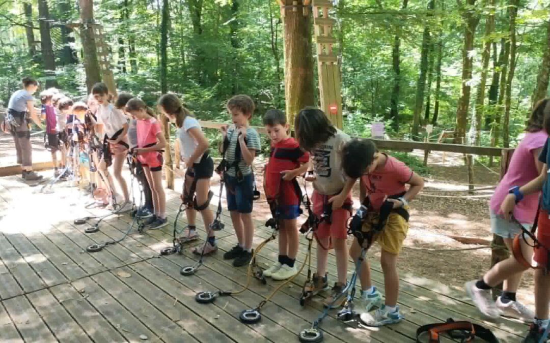 Voyage scolaire à Guerlédan: une première journée riche en défis!